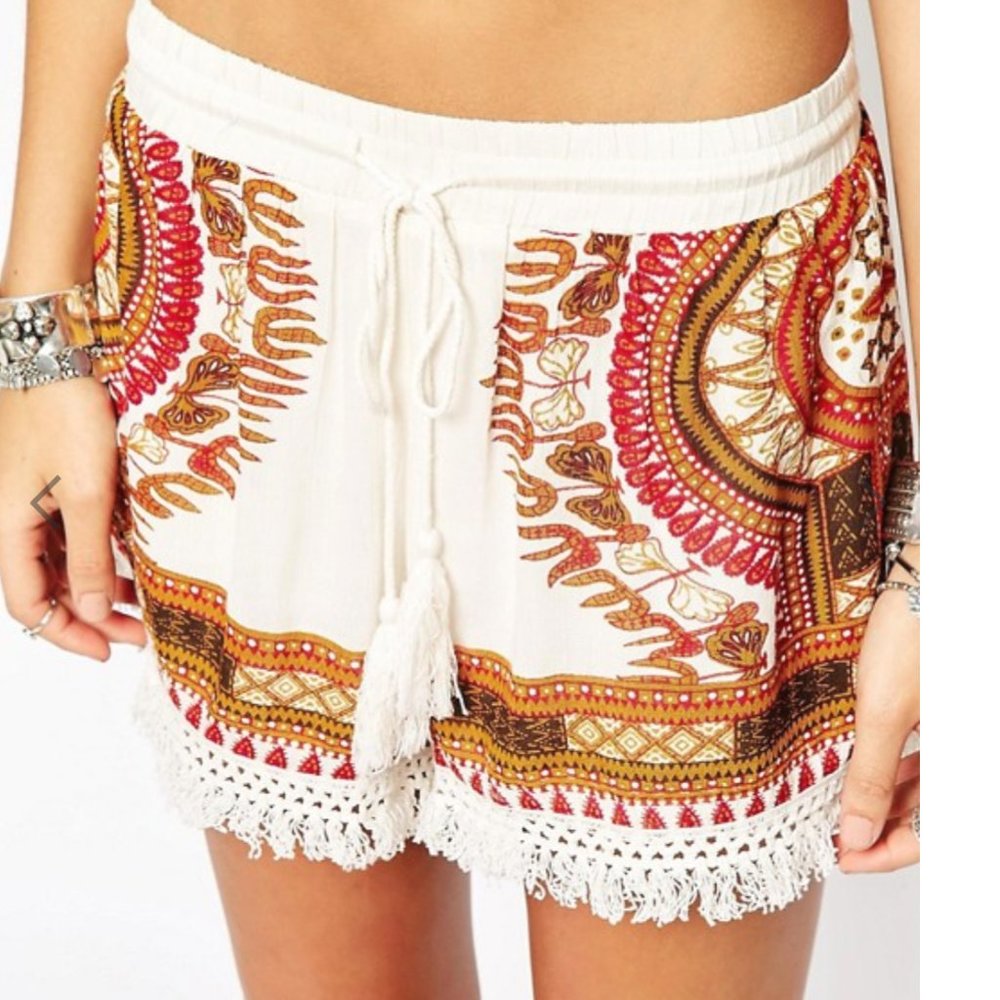 SOLD ✅ Band of Gypsies Dashiki Shorts